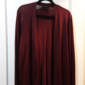 Ann Taylor Open Front Cardigan